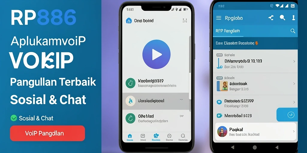 Antarmuka RP886 yang sederhana untuk VoIP Panggilan.