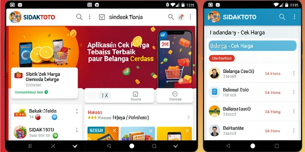 Antarmuka pengguna SIDAKTOTO yang menampilkan fungsi cek harga.